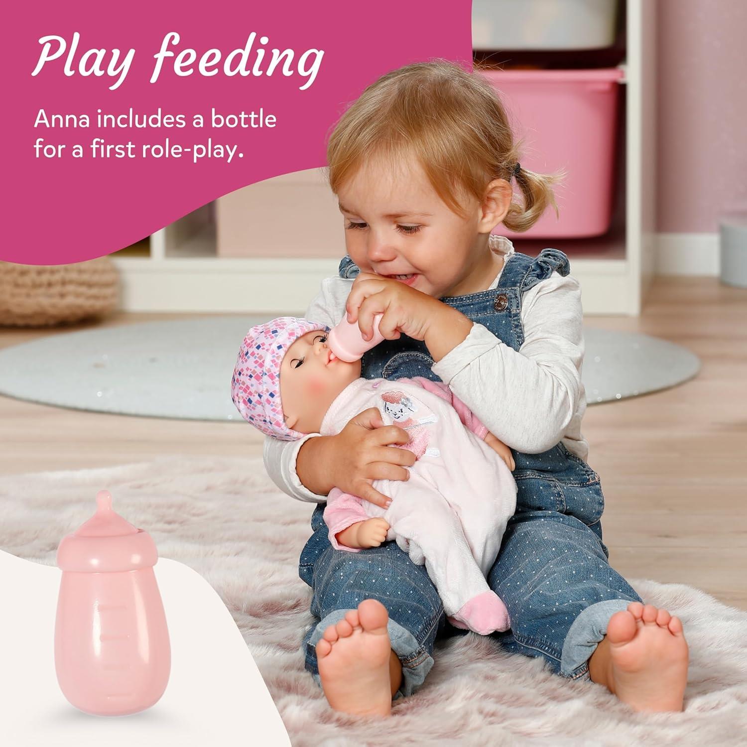 Baby Annabell Soft 36cm Baby Doll with Sleeping Eyes - Anna
