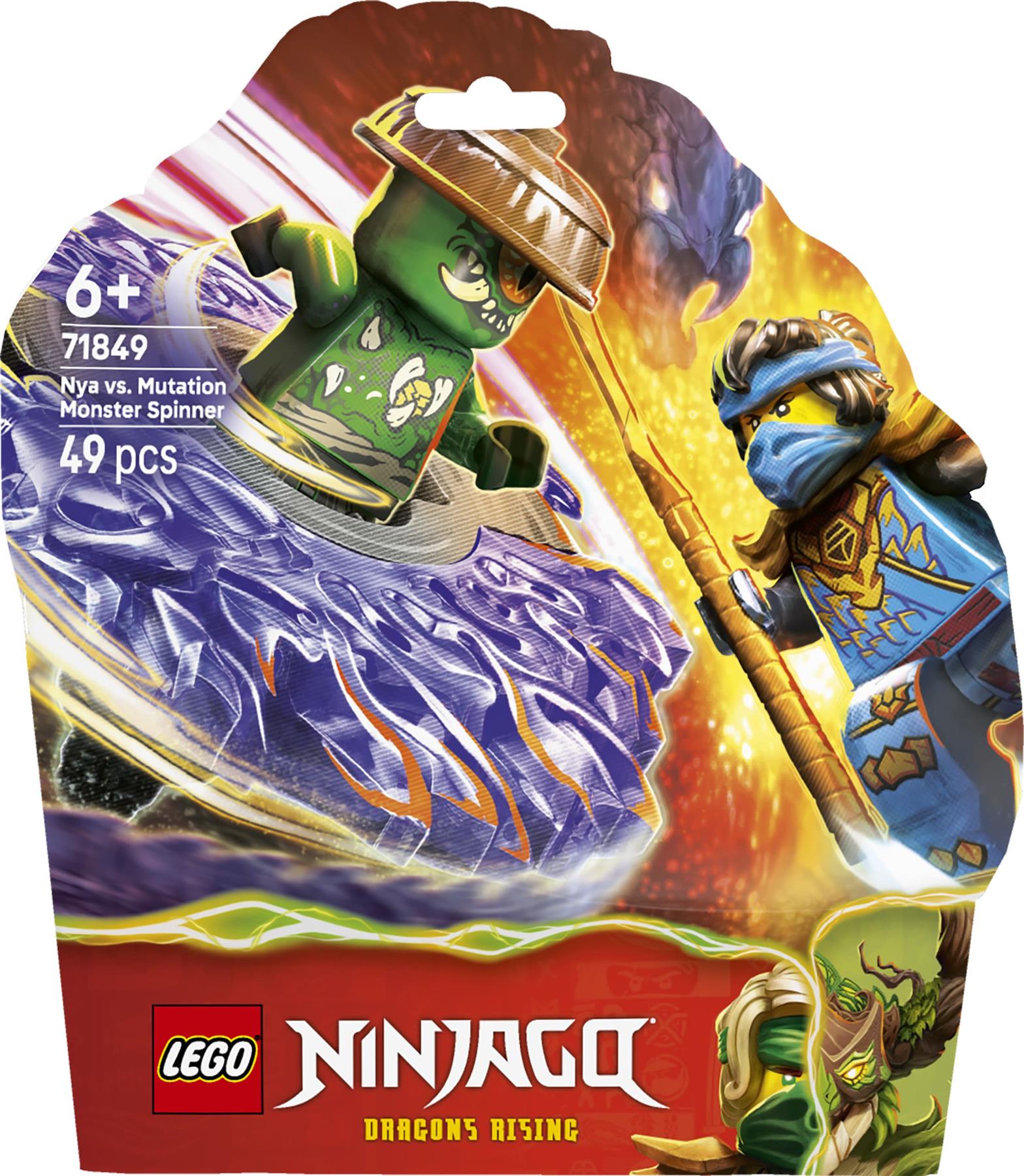 LEGO NINJAGO Nya vs. Mutation Monster Spinner 71849