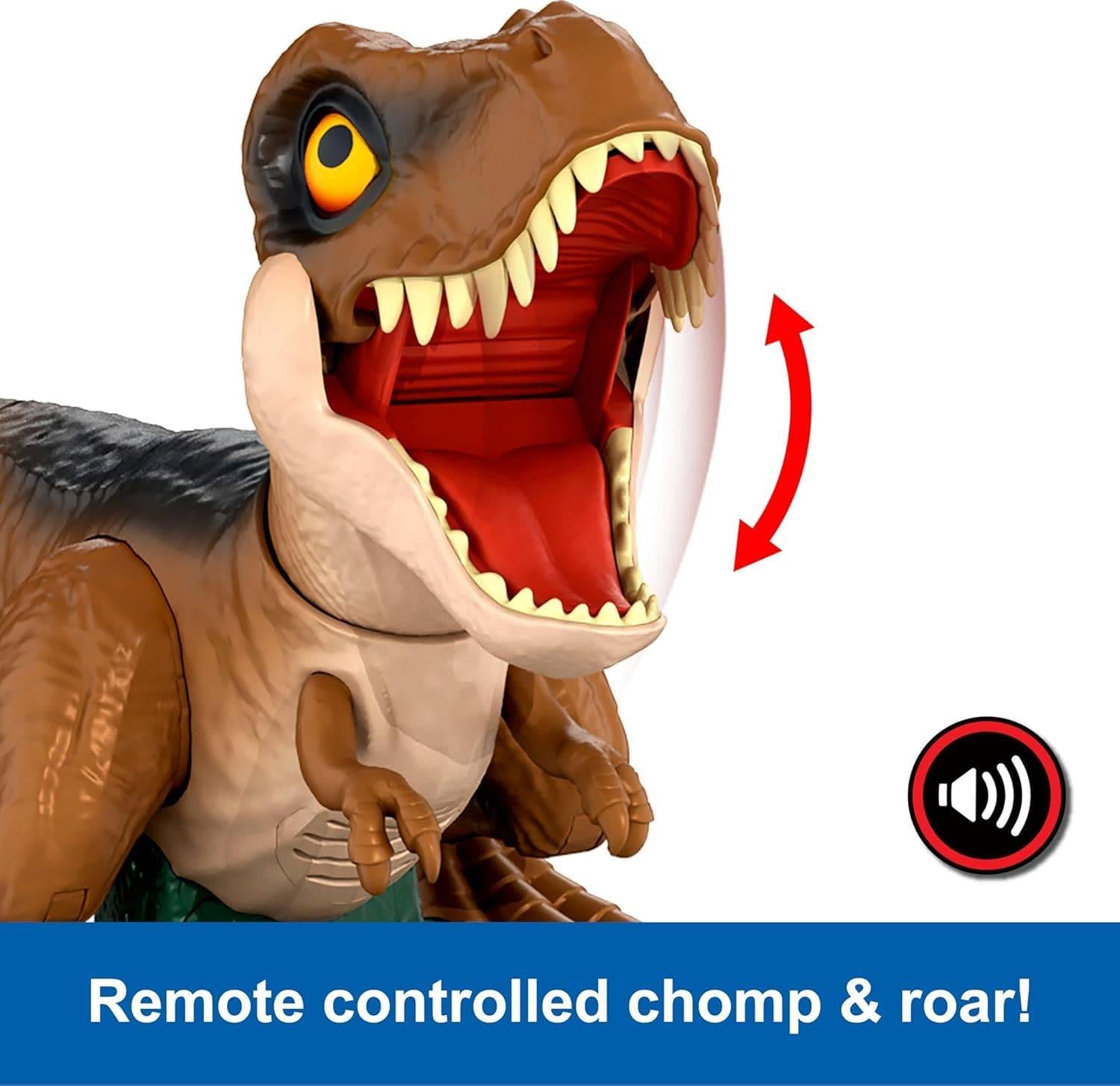 Jurassic World RC Roarin Frenzy T-Rex Dinosaur