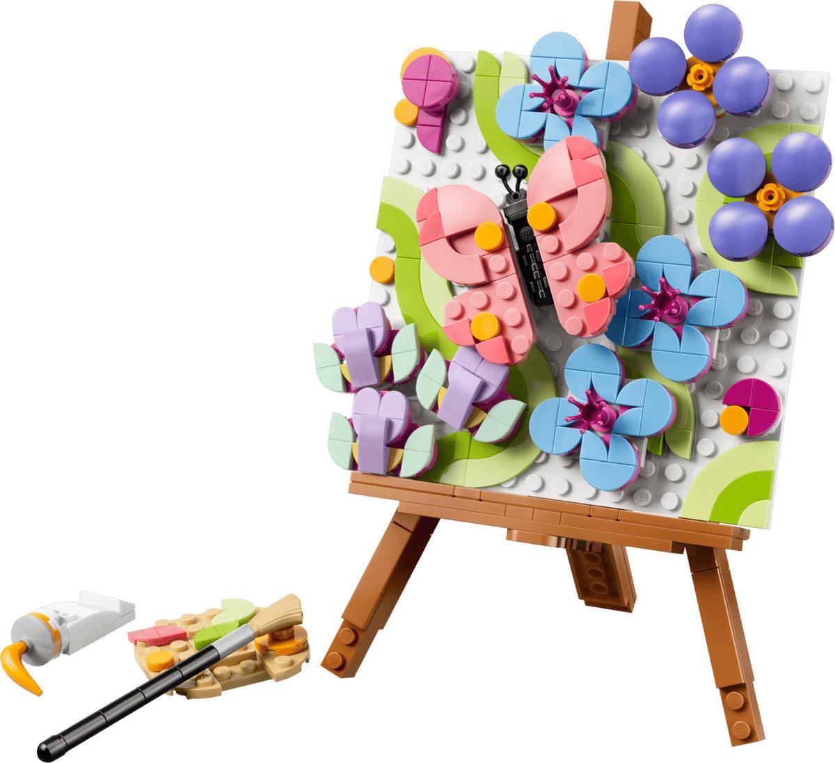 LEGO Creator Floral Art Decor Painting 31390