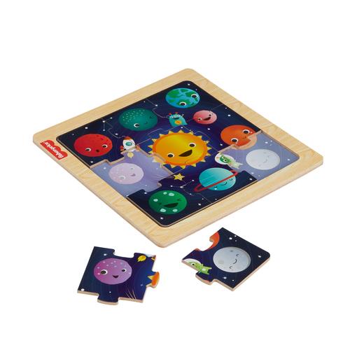 Fisher-Price Wooden Musical Jigsaw Puzzle Assortment