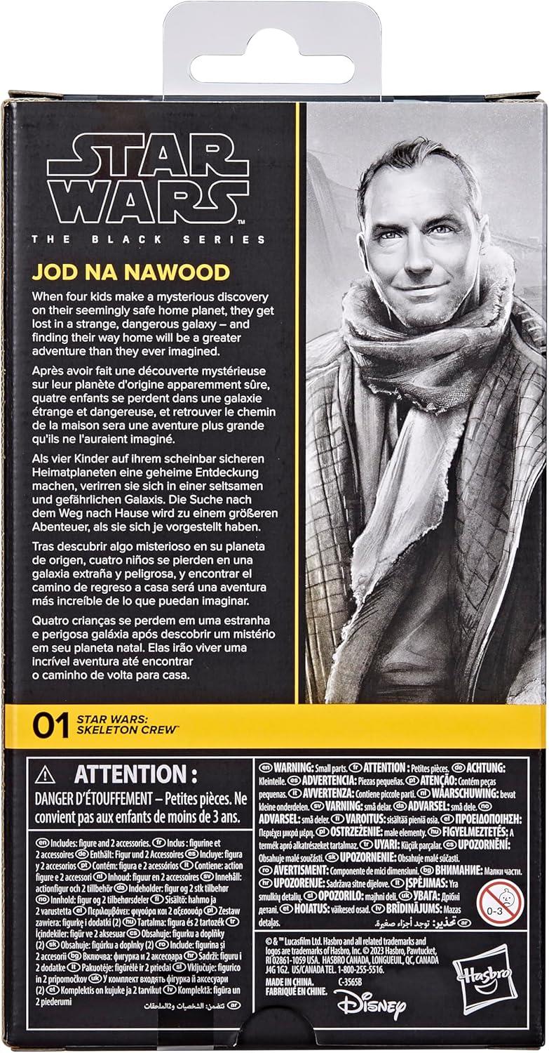 Star Wars The Black Series 6 Inch Skeleton Crew Figure - Jod Na Nawood