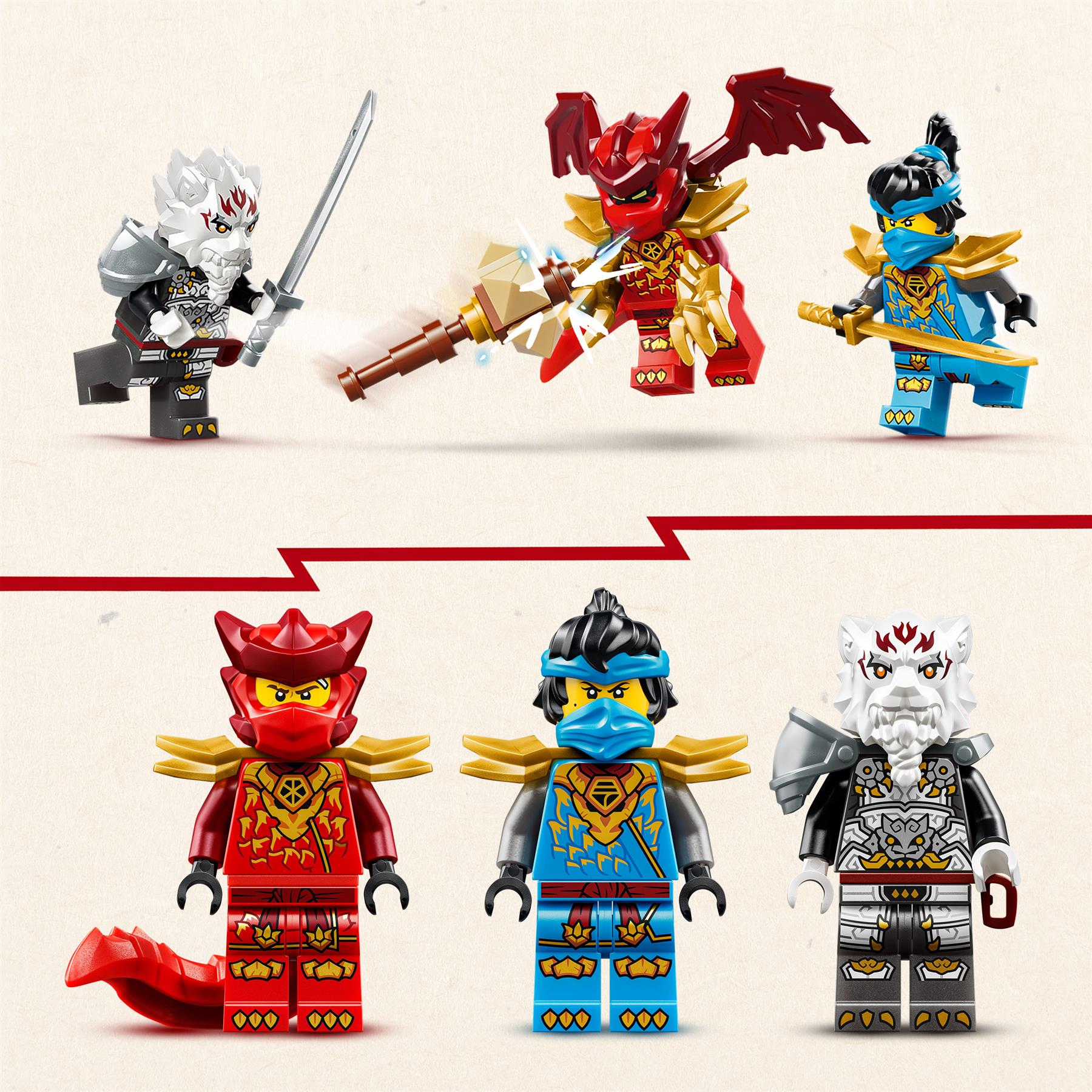 LEGO Ninjago Zilvar and Grimtak the Dragon Beast 71863