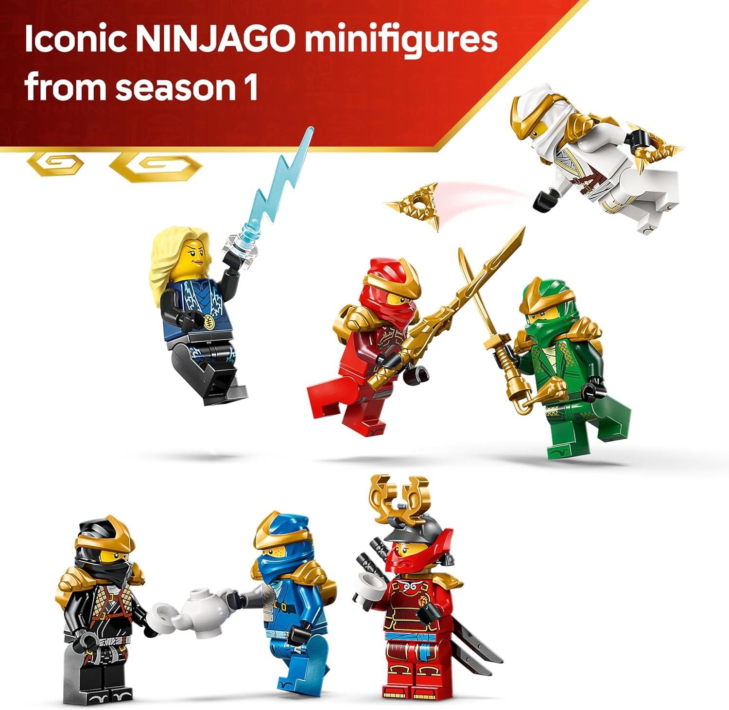 LEGO Ninjago Ninja Character Display 15th Anniversary 71866