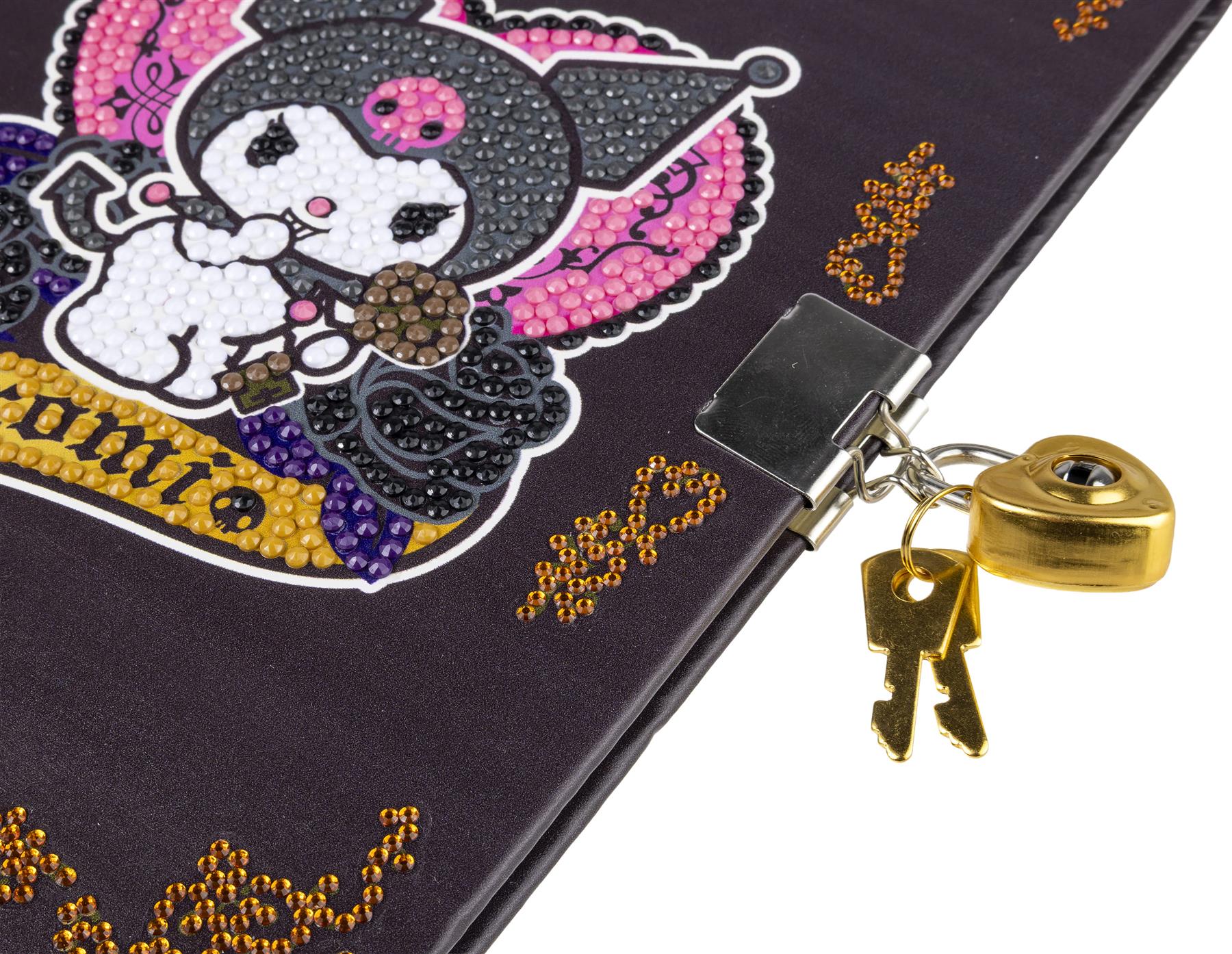 Hello Kitty and Friends Kuromi Crystal Art Secret Diary
