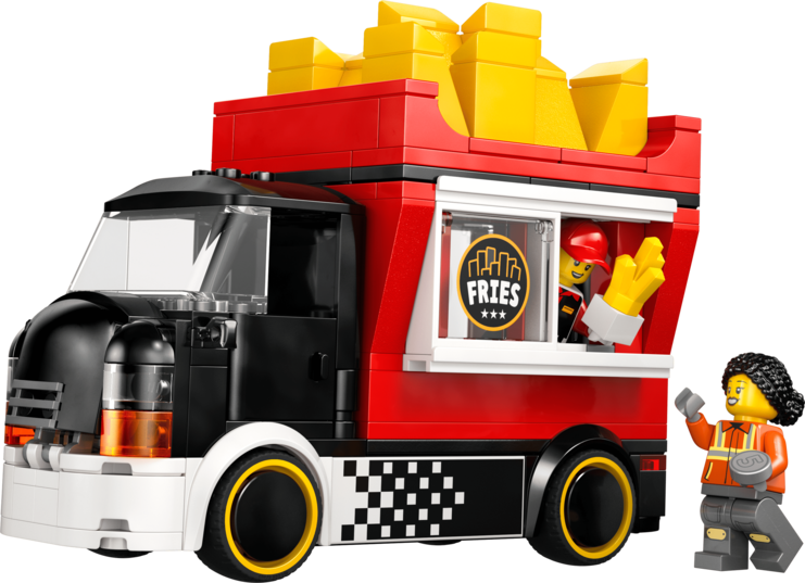 LEGO City Fries Food Truck Toy Building Set 60488