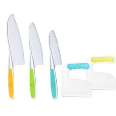 Tovla Jr. Montessori Knife & Chopper 5 Piece Set