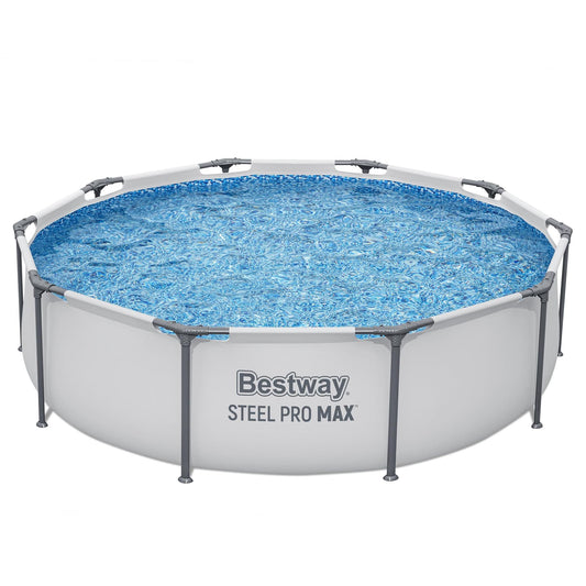 Bestway 10' x 30" Steel Pro Max Frame Pool with Filter Pump