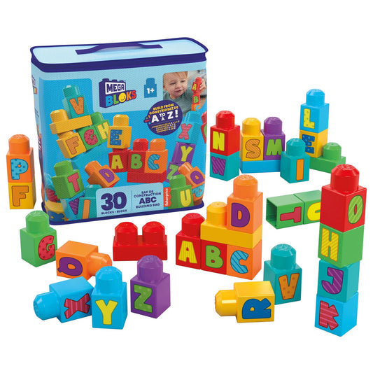 MEGA Bloks ABC Building Bag 30 Piece Set