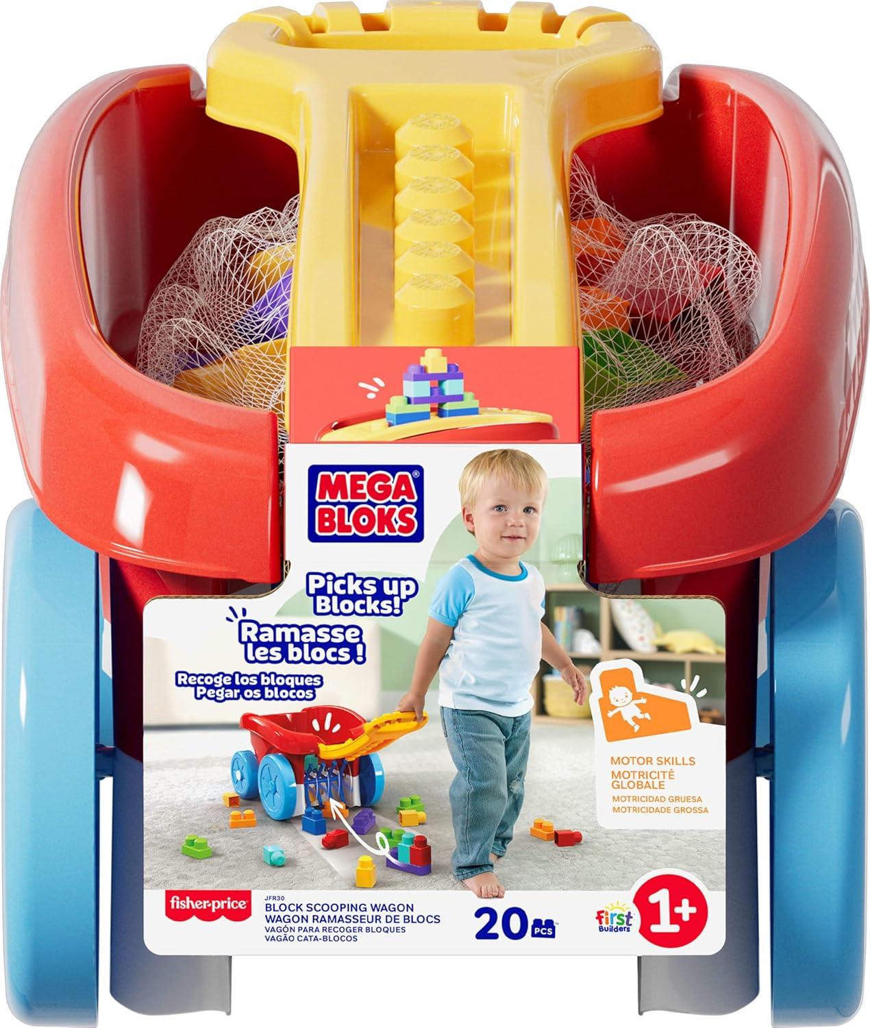 Mega Bloks Block Scooping Pull Wagon