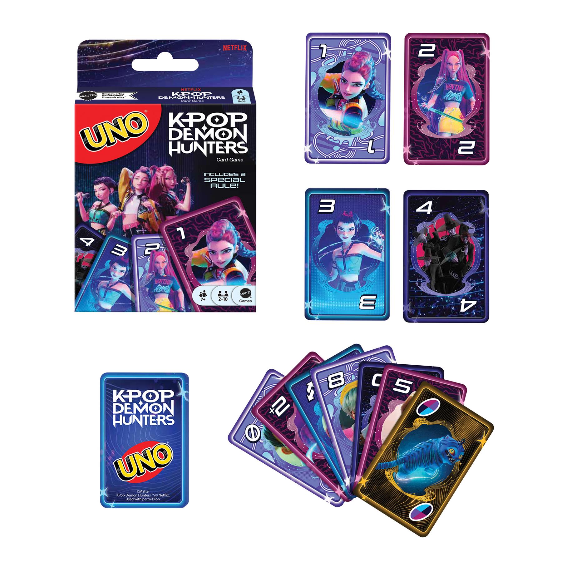 UNO K-Pop Demon Hunters Card Game