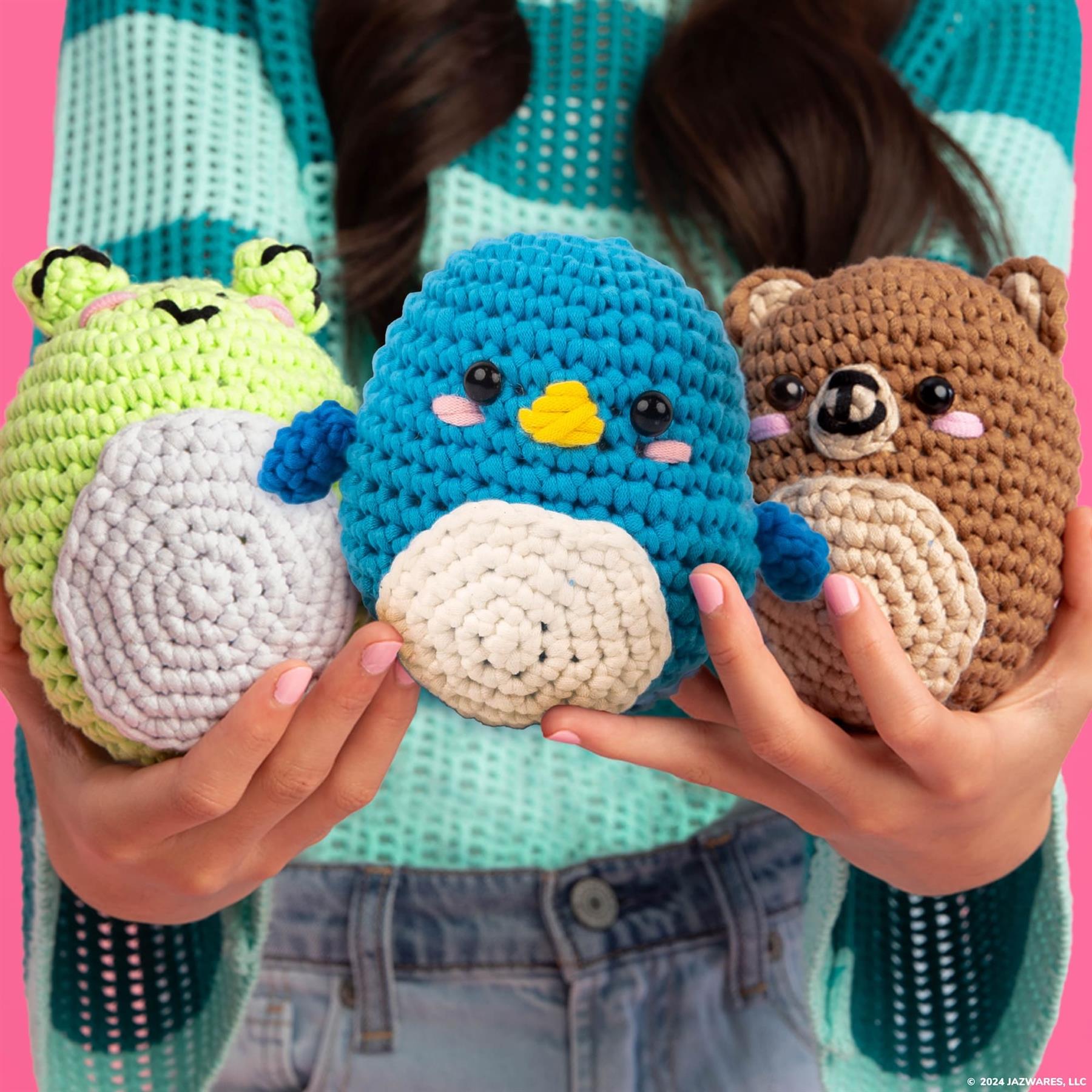 Original Squishmallows - Wendy the Frog Crochet Kit