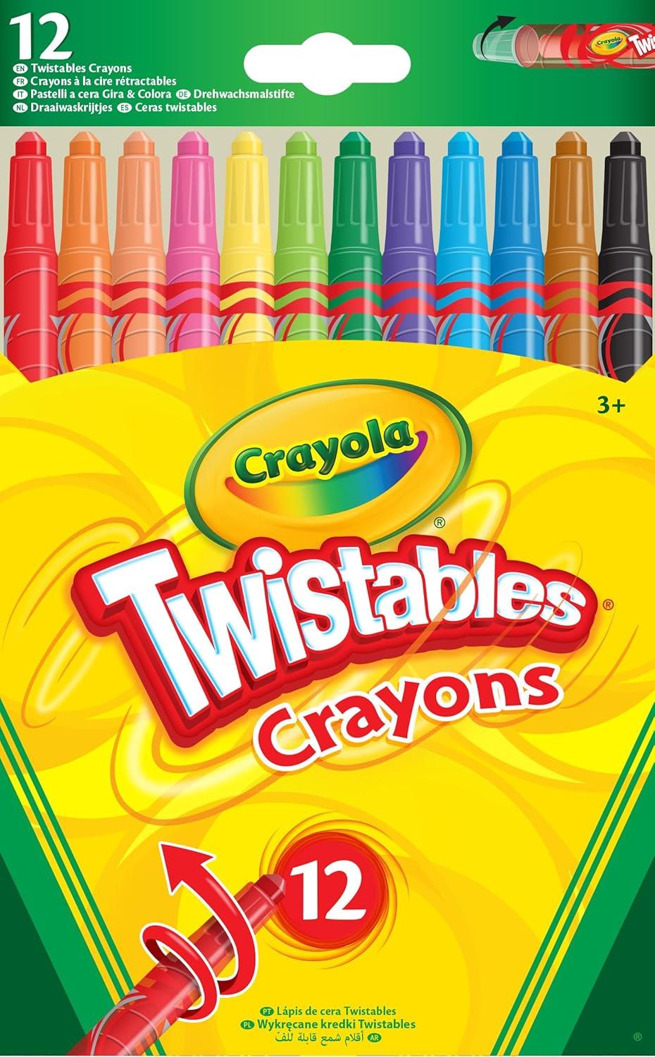 Crayola Twistables Pack of 12 Colouring Crayons