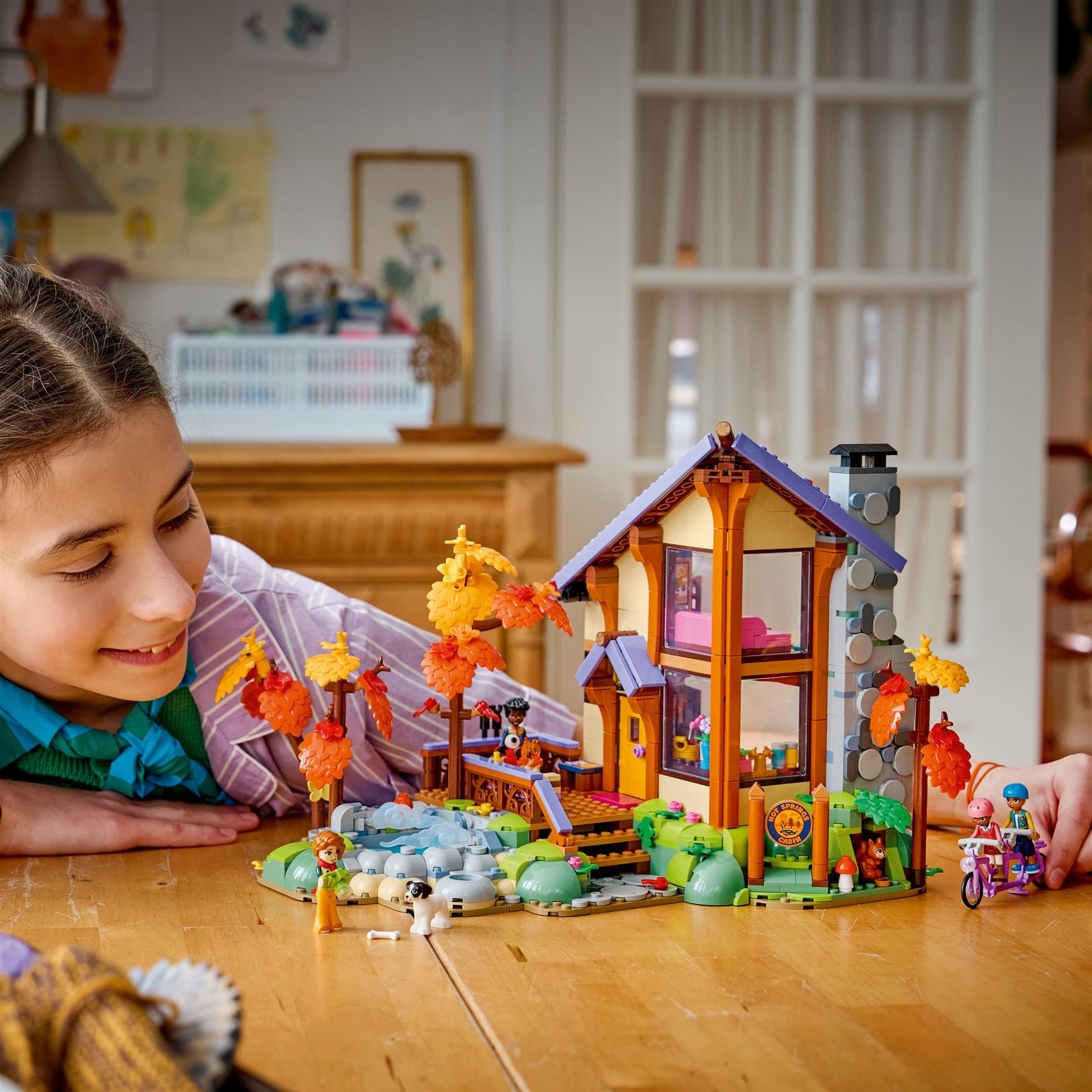 LEGO Friends Cozy Fall Forest Cabin 42705