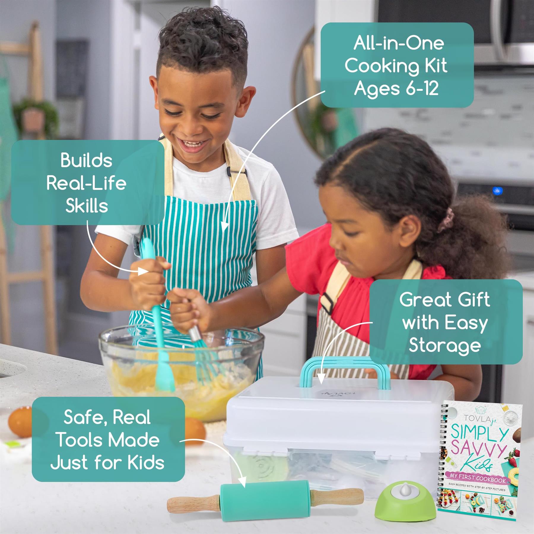 Tovla Jr. Montessori Ultimate 17 Piece Cooking & Baking Kit