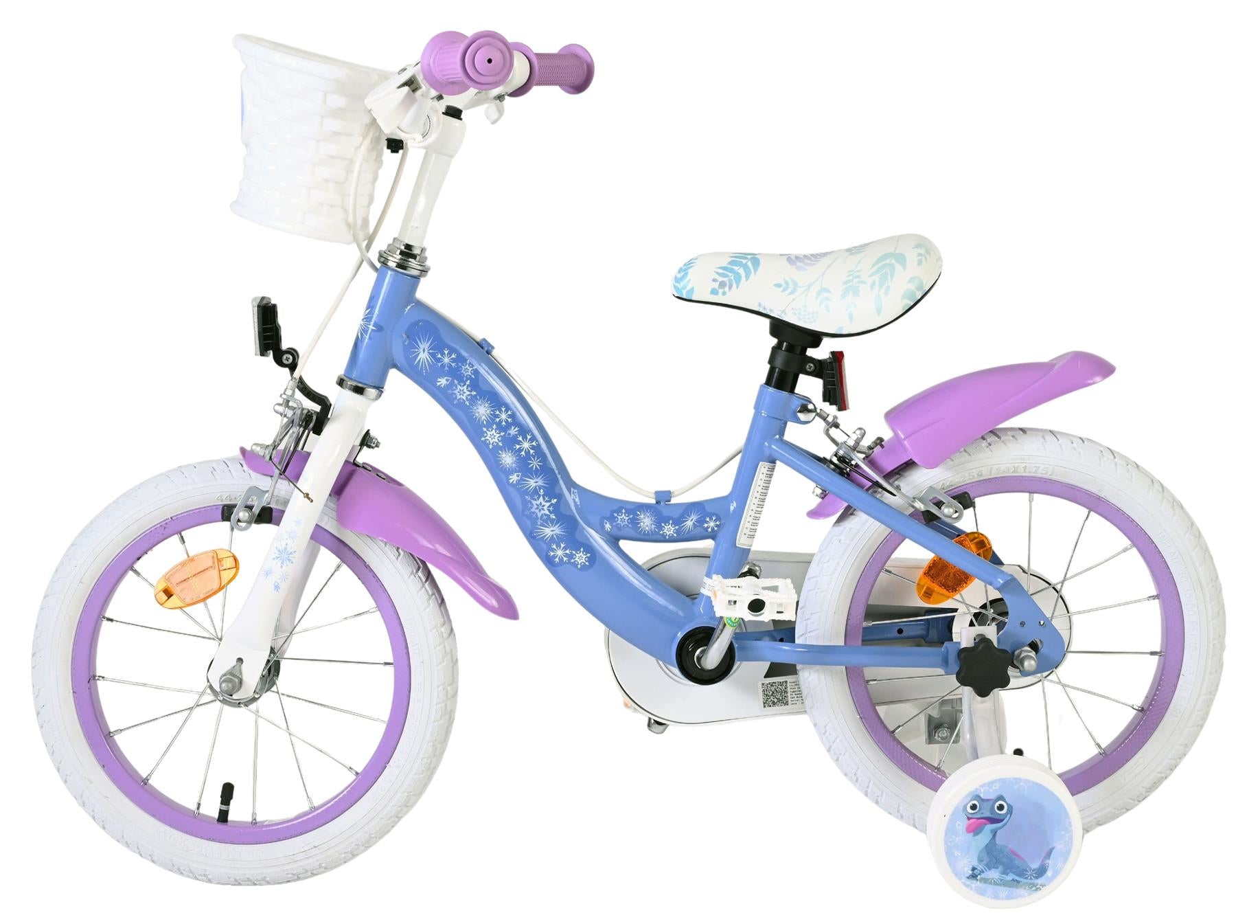 Disney Frozen 2 Children's 16 Inch Bike - Blue/Purple