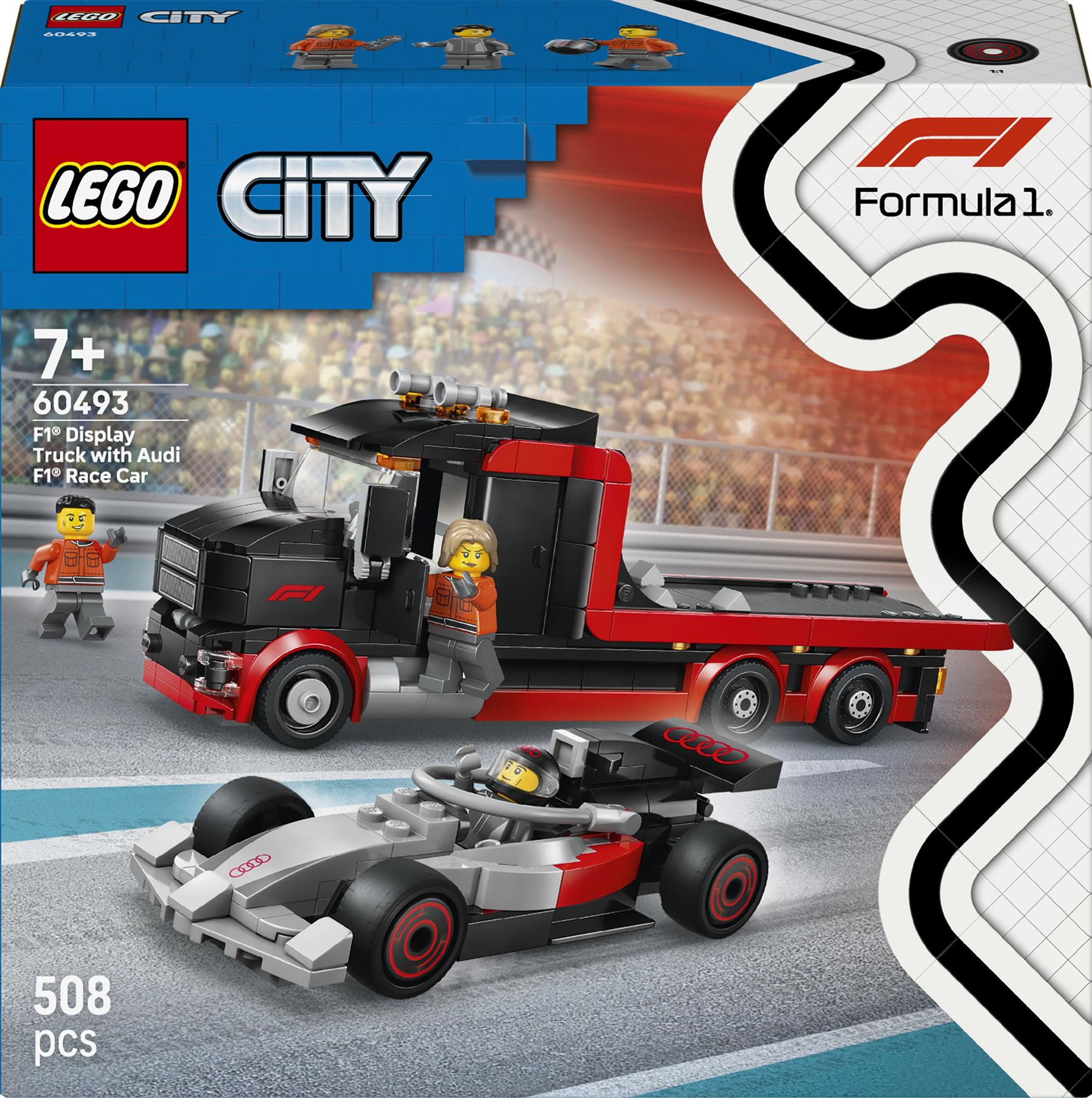 LEGO F1 Display Truck with Audi F1 Race Car 60493