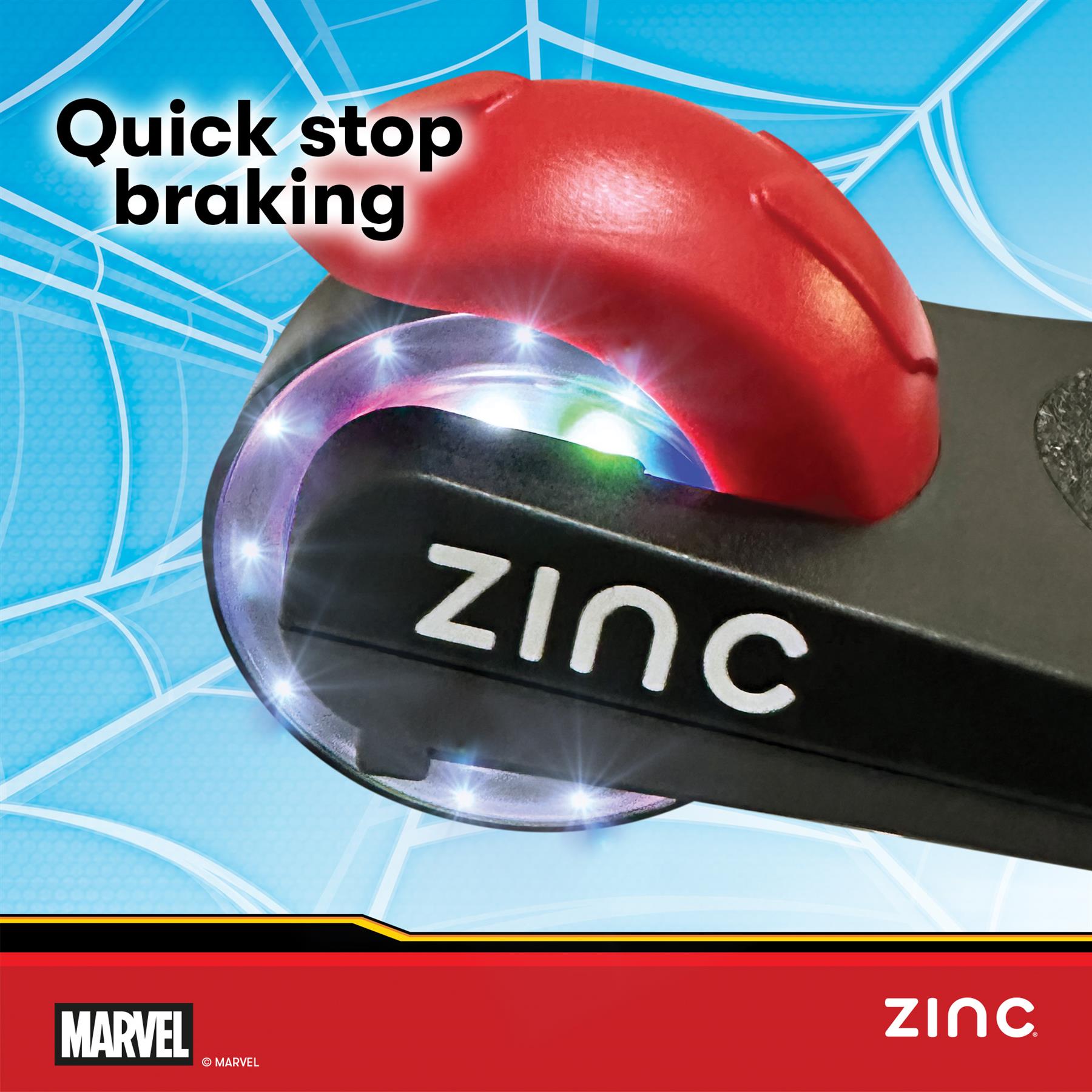 Zinc Marvel Spiderman Electric Scooter