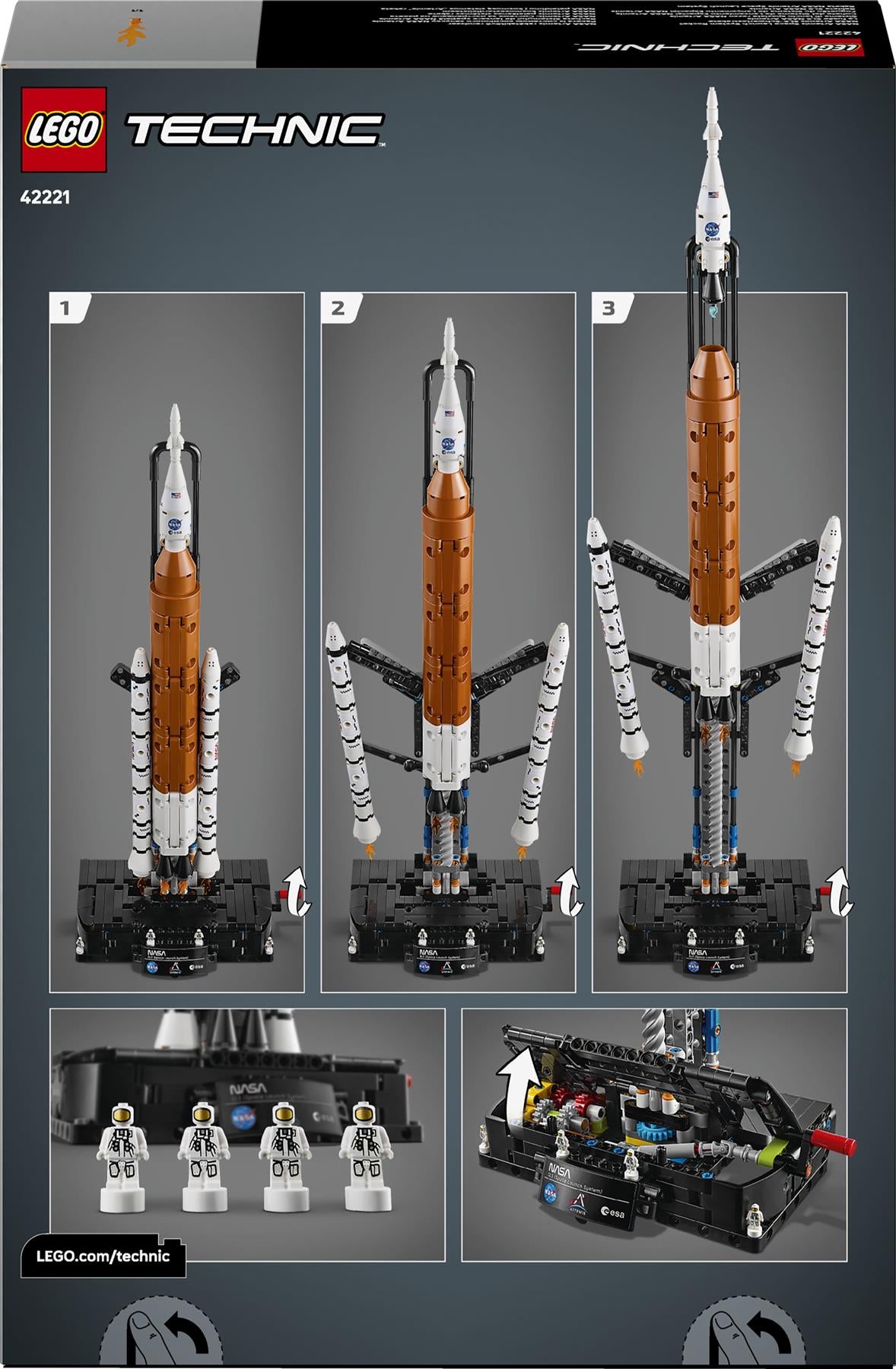 LEGO Technic NASA Artemis Space Launch System Rocket 42221