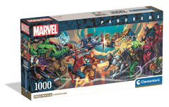 Marvel Heroes vs. Villa 1000 Piece Panorama Puzzle