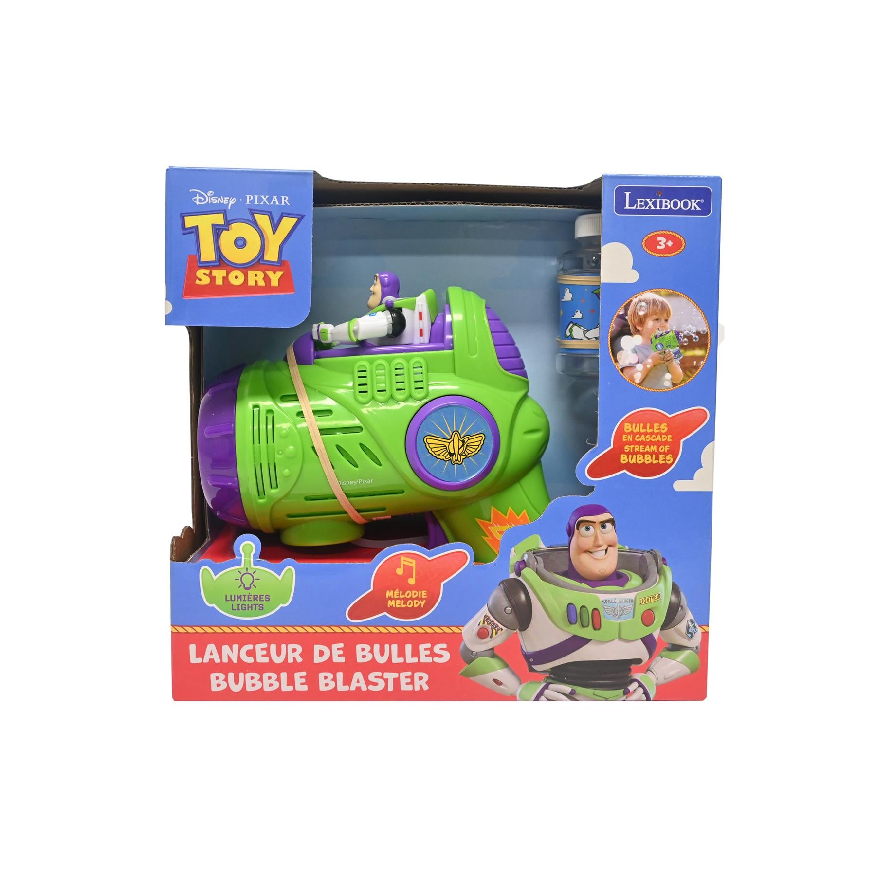 Toy Story 5 Bubble Gun Blaster with Light and Sound Effects
