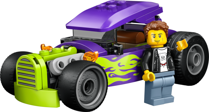 LEGO City Hot Rod Race Car Toy and Mini Figure 60485