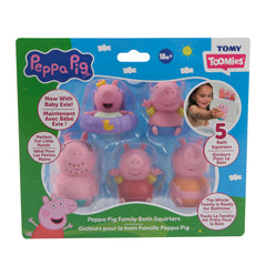 Tomy Toomies Peppa Pig Peppa Bath Squirters Family 5 Pack