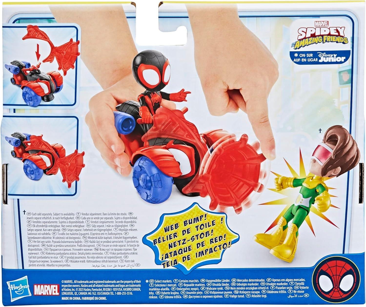 Spidey and His Amazing Friends Miles Morales Spider Man Techno Racer