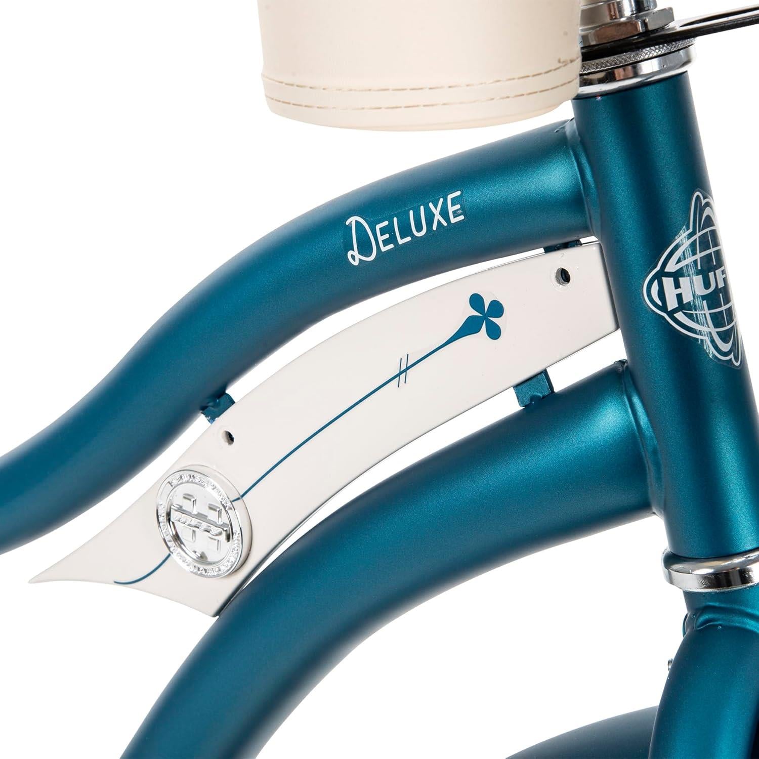 Huffy Deluxe 26 Inch Cruiser Hybrid City Bike - Teal