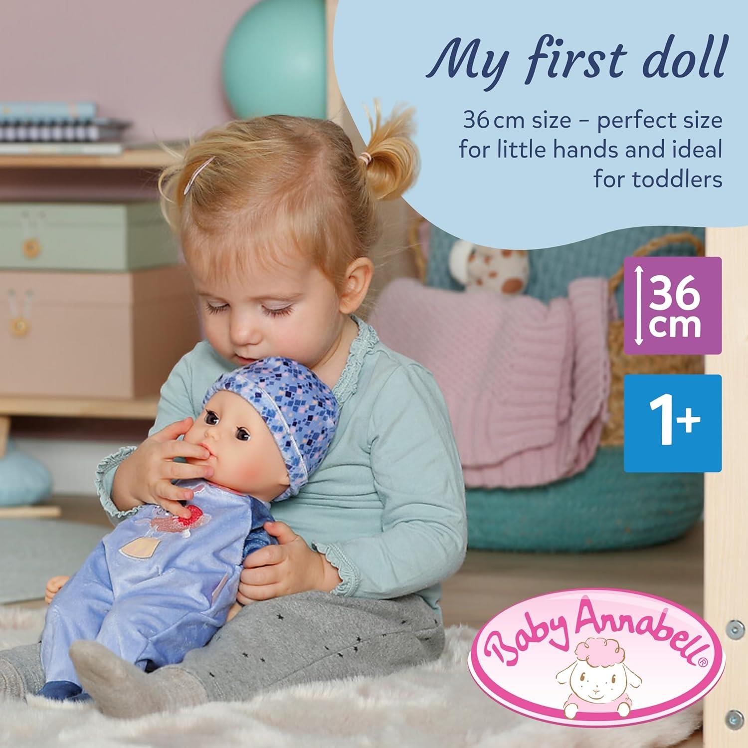 Baby Annabell Soft 36cm Baby Doll with Sleeping Eyes - Alex