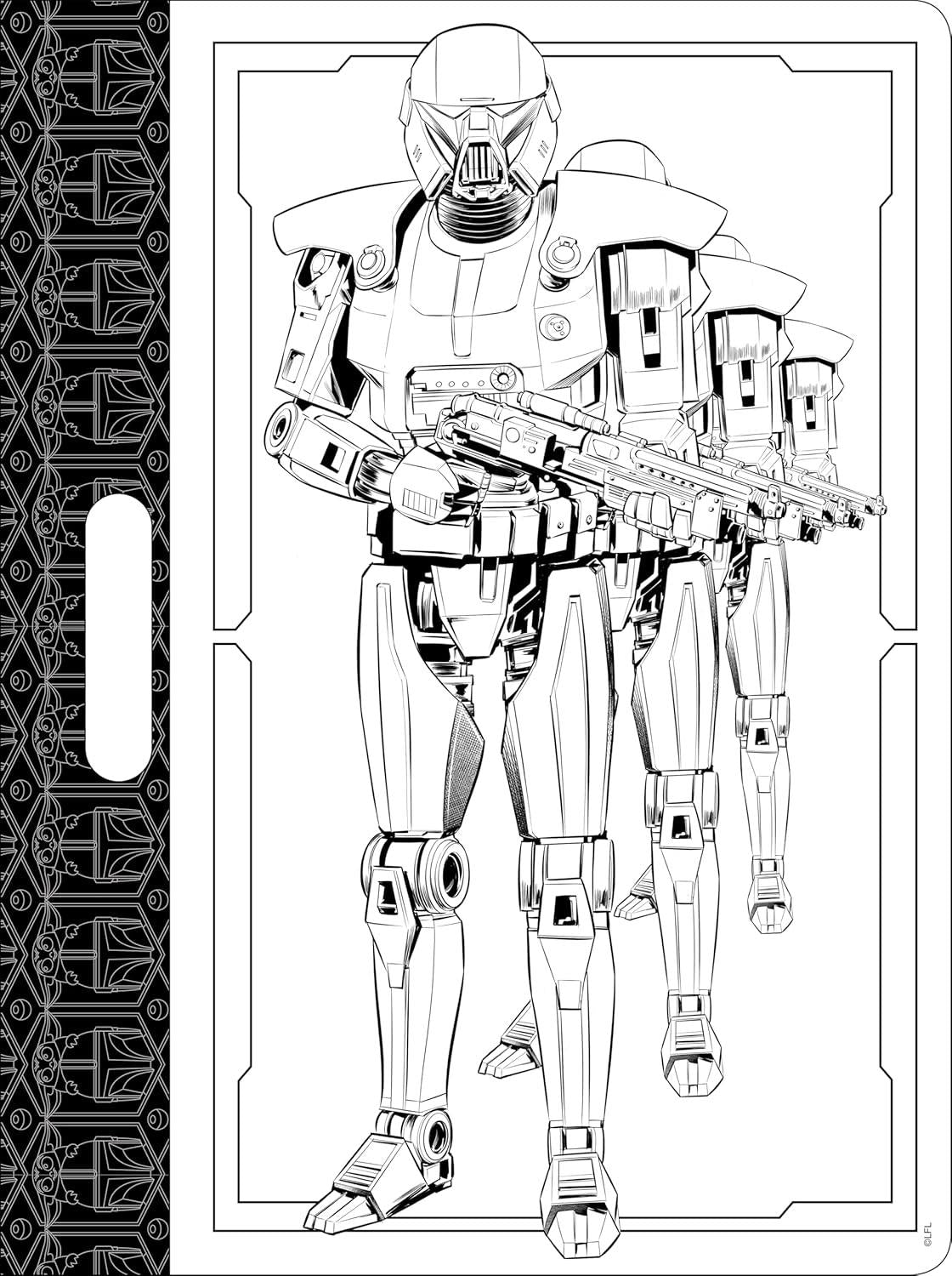 Star Wars The Mandalorian: Giant Colour-Me Pad