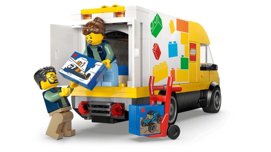 LEGO City: The LEGO Van Toy with 2 Minifigures 60500