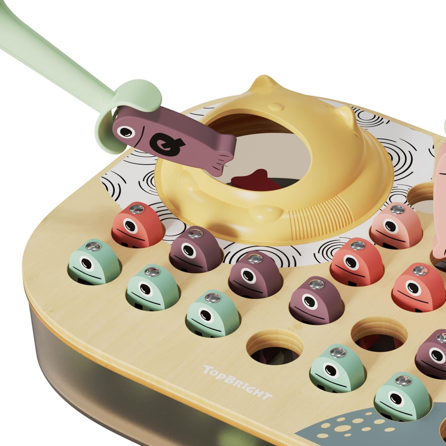 Topbright Wooden ABC Fishing Game