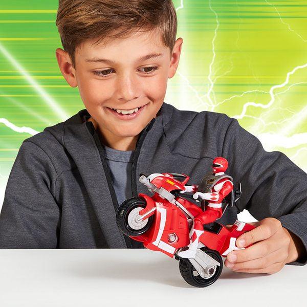 Mighty Morphin Power Rangers Battle Bike with Red Ranger