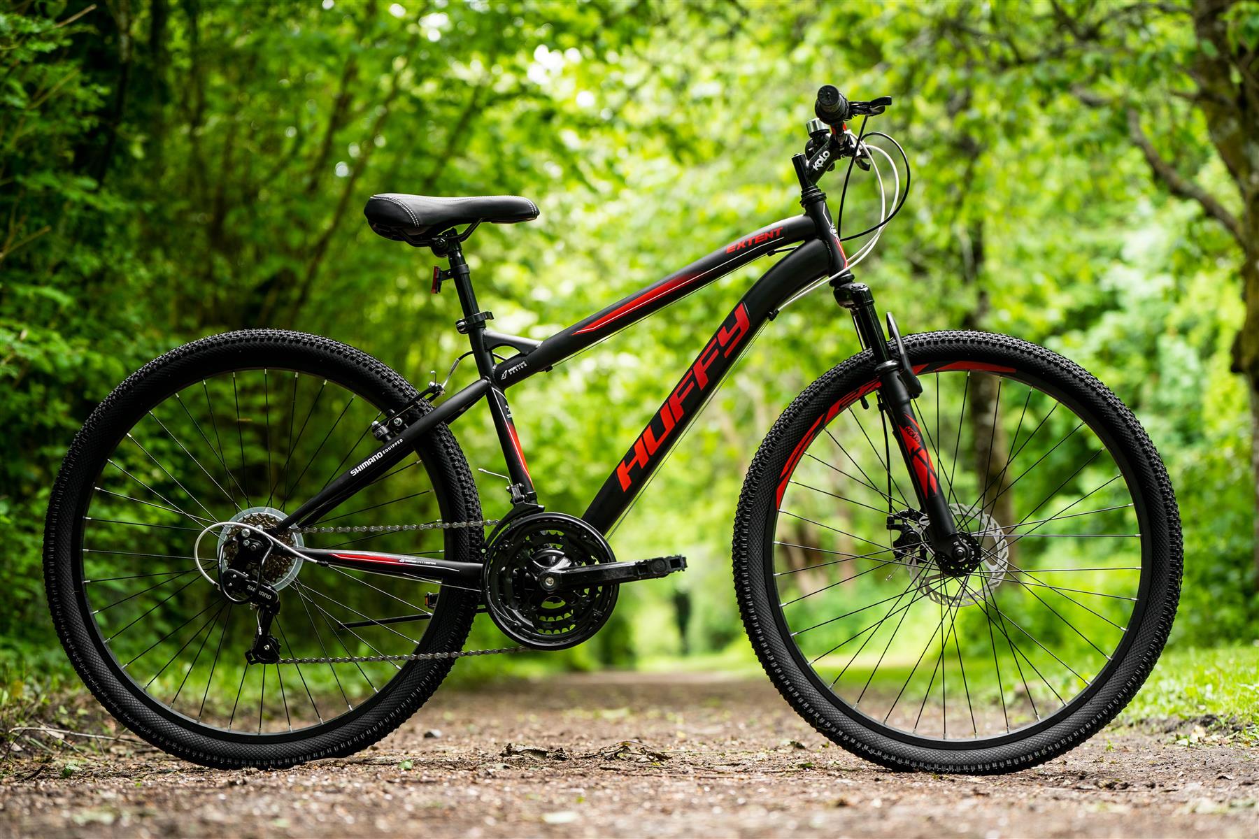 Huffy Extent 27.5 Inch Mountain Bike - Matte Black