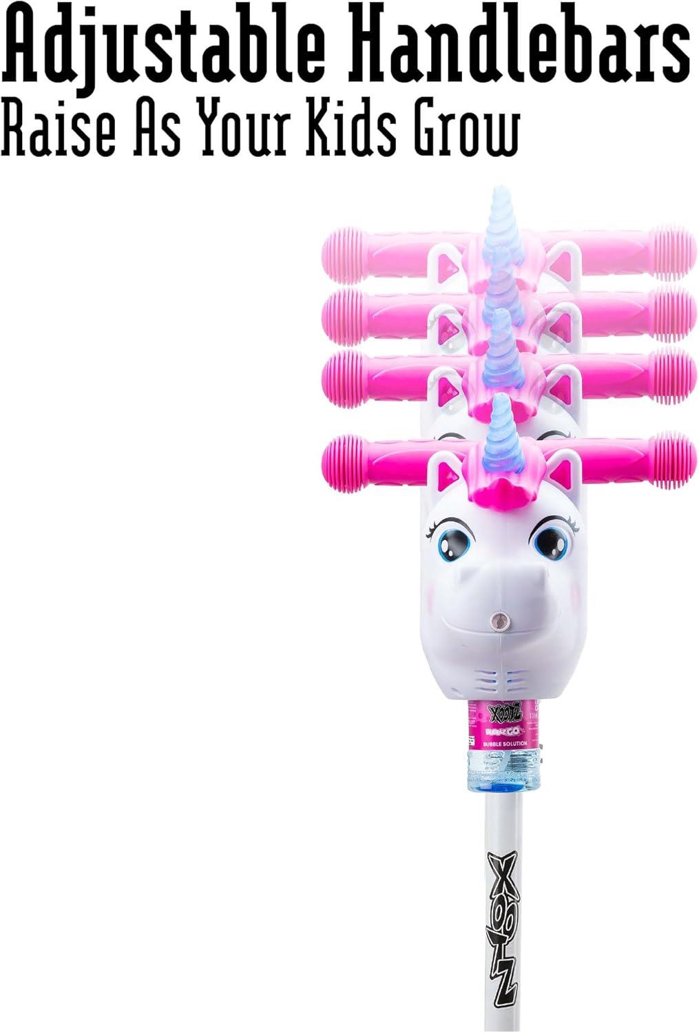 Xootz Bubble Go Unicorn Scooter - Pink