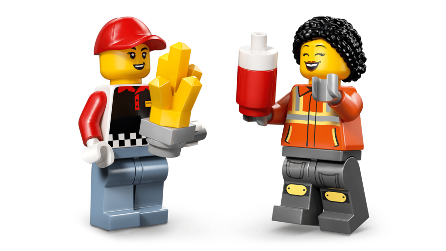 LEGO City Fries Food Truck Toy Building Set 60488