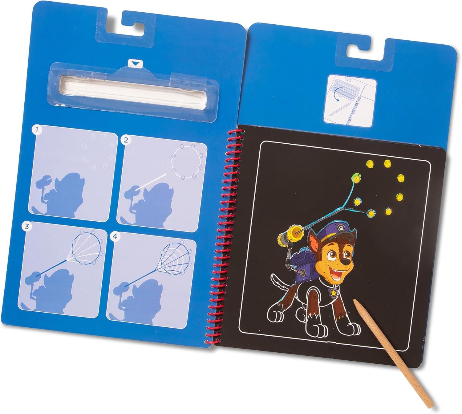 Melissa and Doug PAW Patrol Scratch Art Pad - Chase