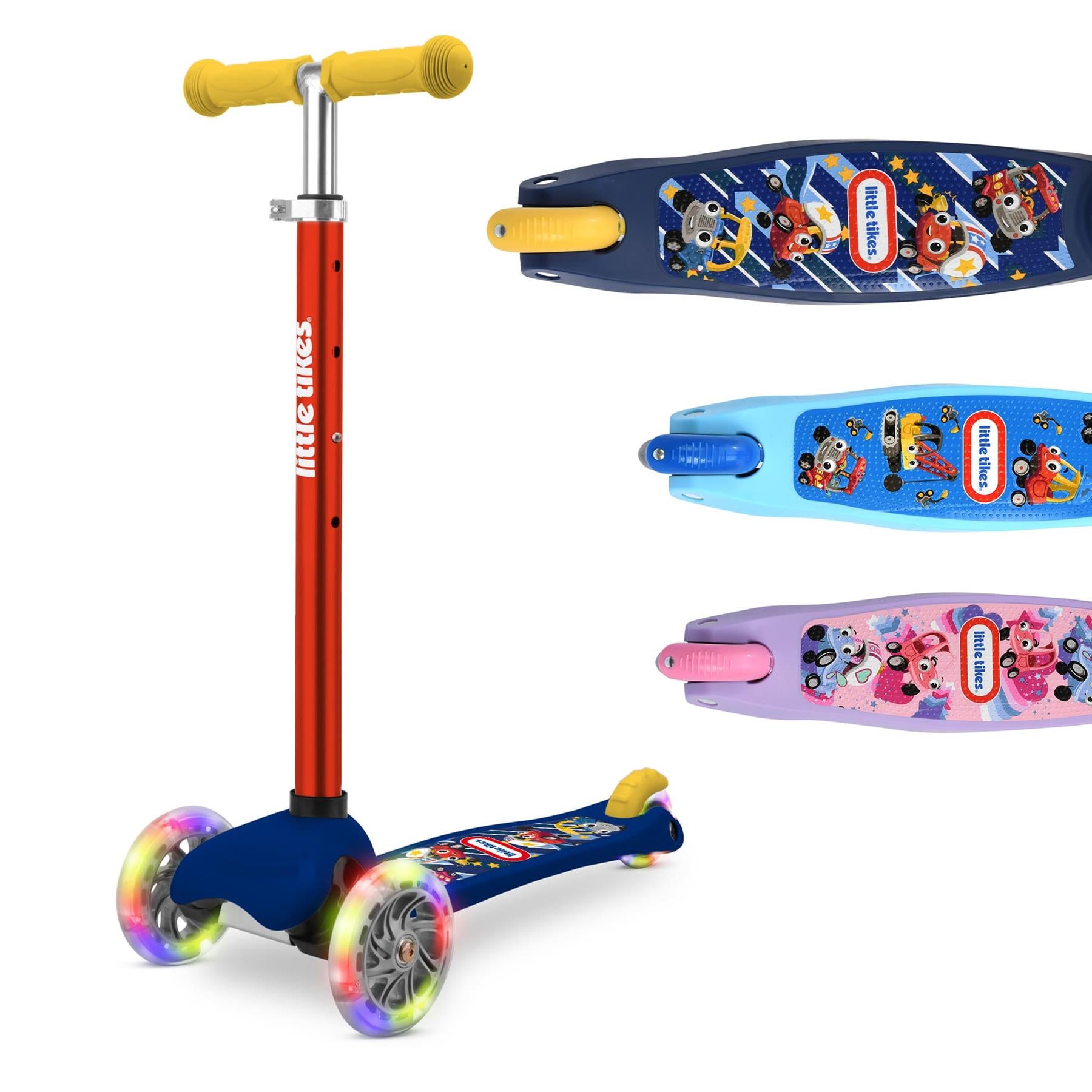 Little Tikes Kids 3 Wheel Scooter - Red