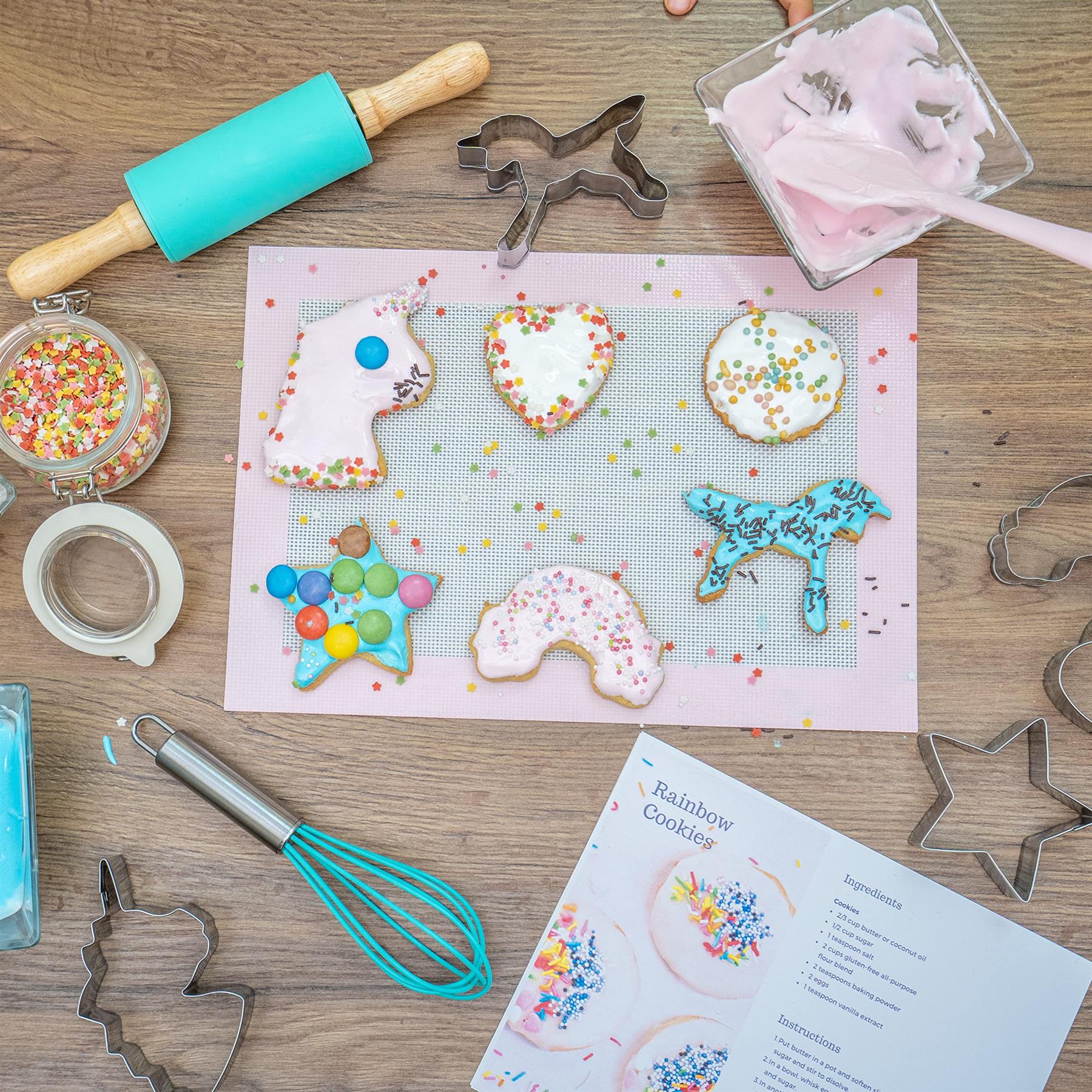 Tovla Jr. Montessori Large Unicorn Baking Set