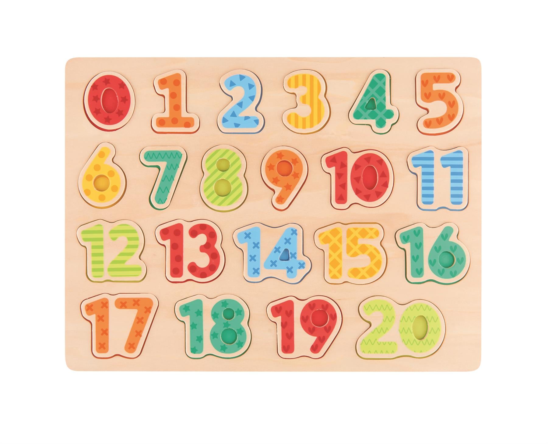 Lelin Wooden Number Board