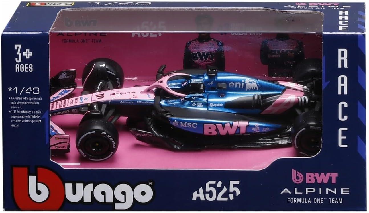 F1 1:43 Die-Cast Scale Race Car - BWT Alpine