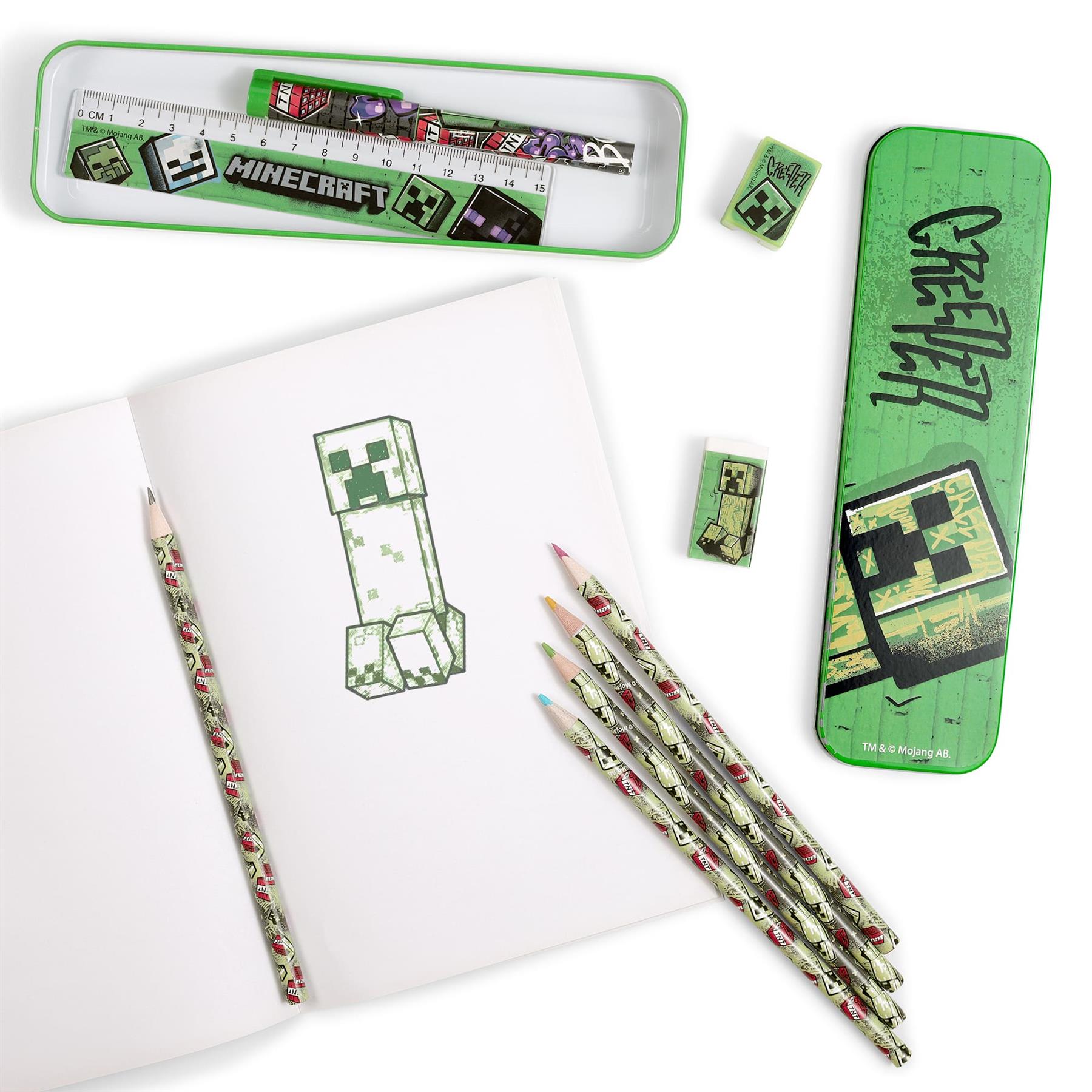 Minecraft 11 Piece Stationery Set
