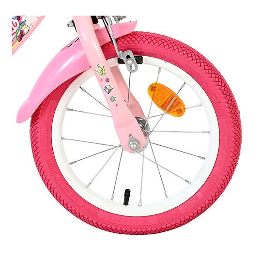 Volare Unicorn 14-Inch Bike - Pink