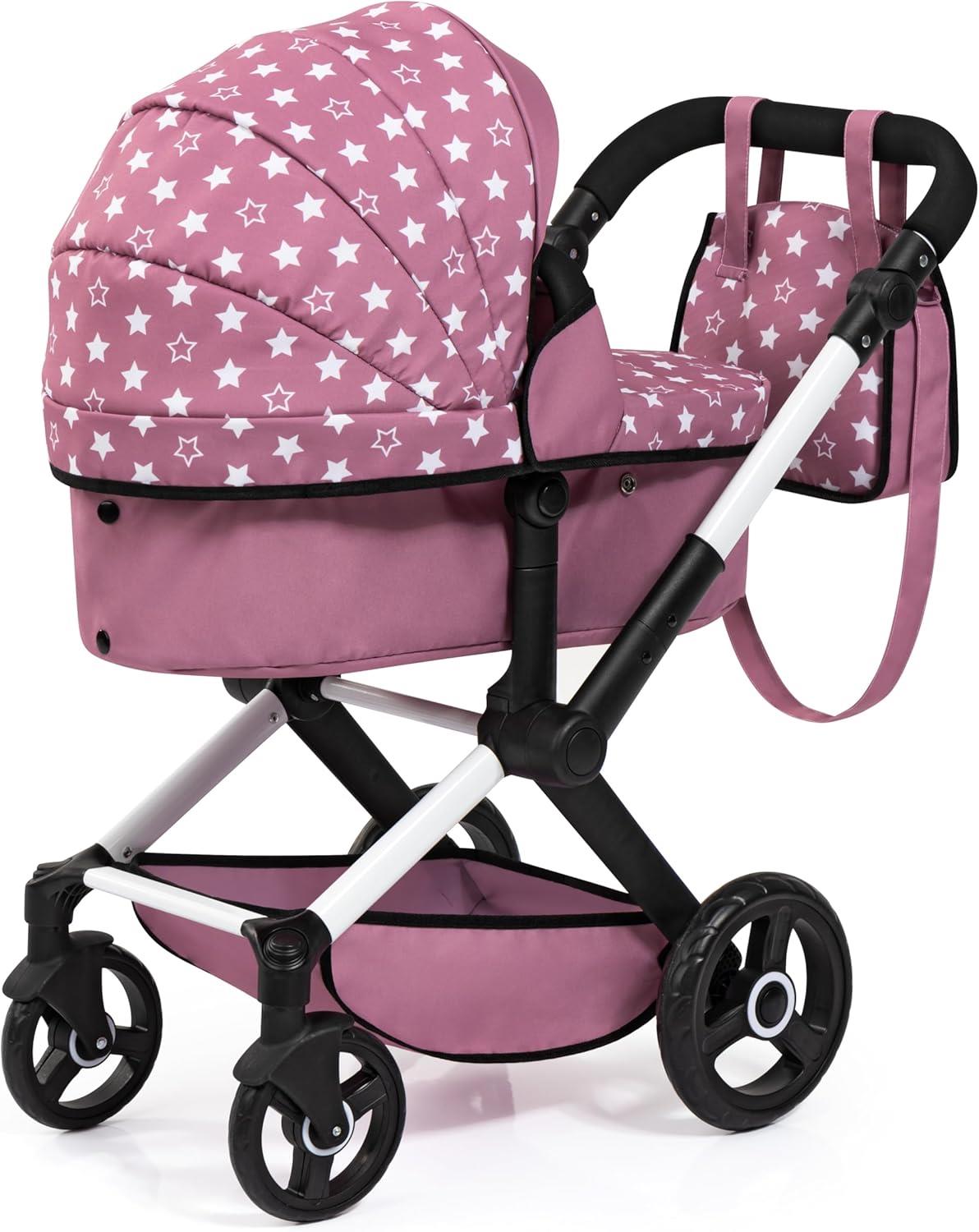 Bayer Doll Combi Pram XEO - Pink