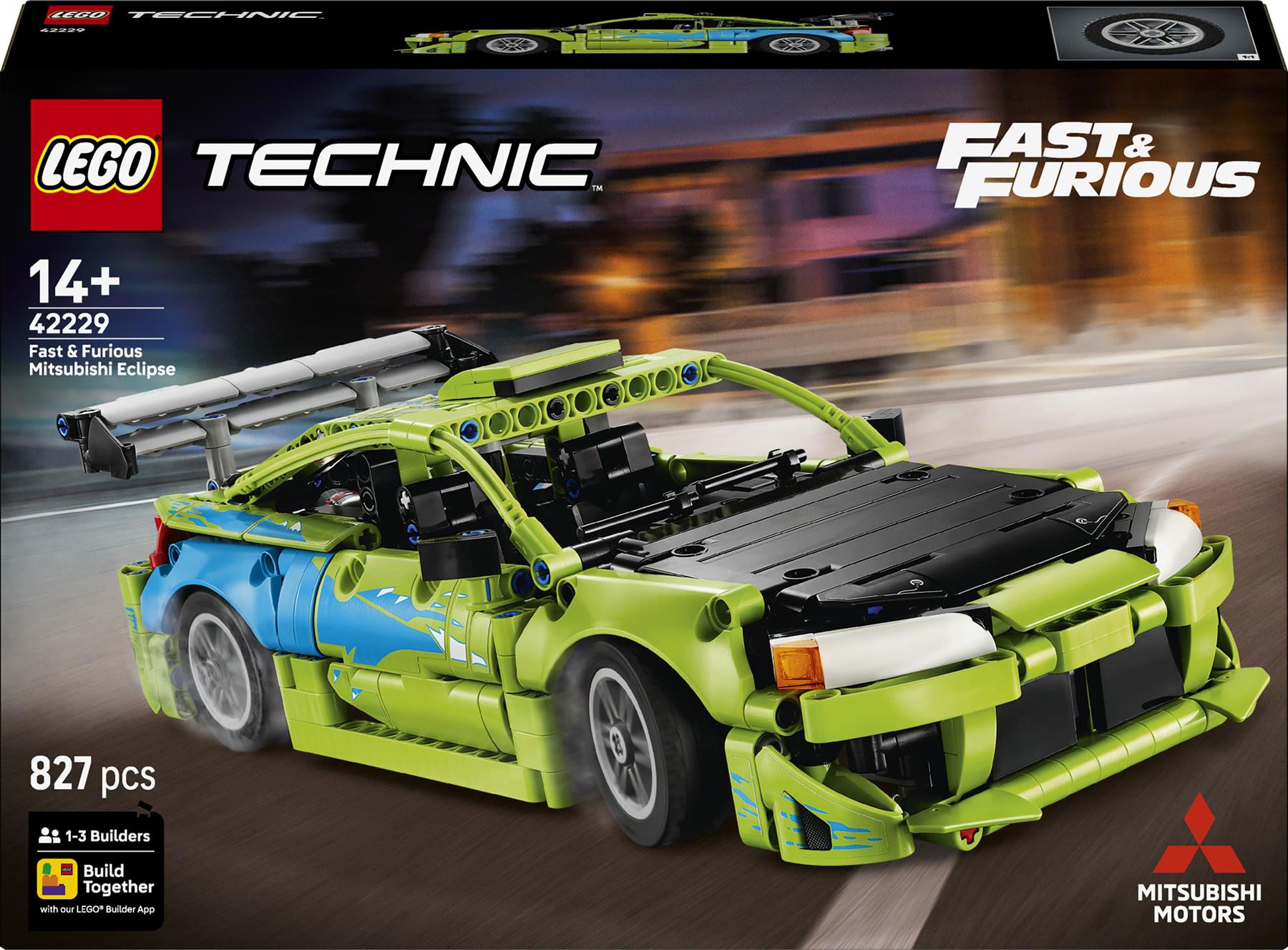 LEGO Technic Fast and Furious Mitsubishi Eclipse Car 42229