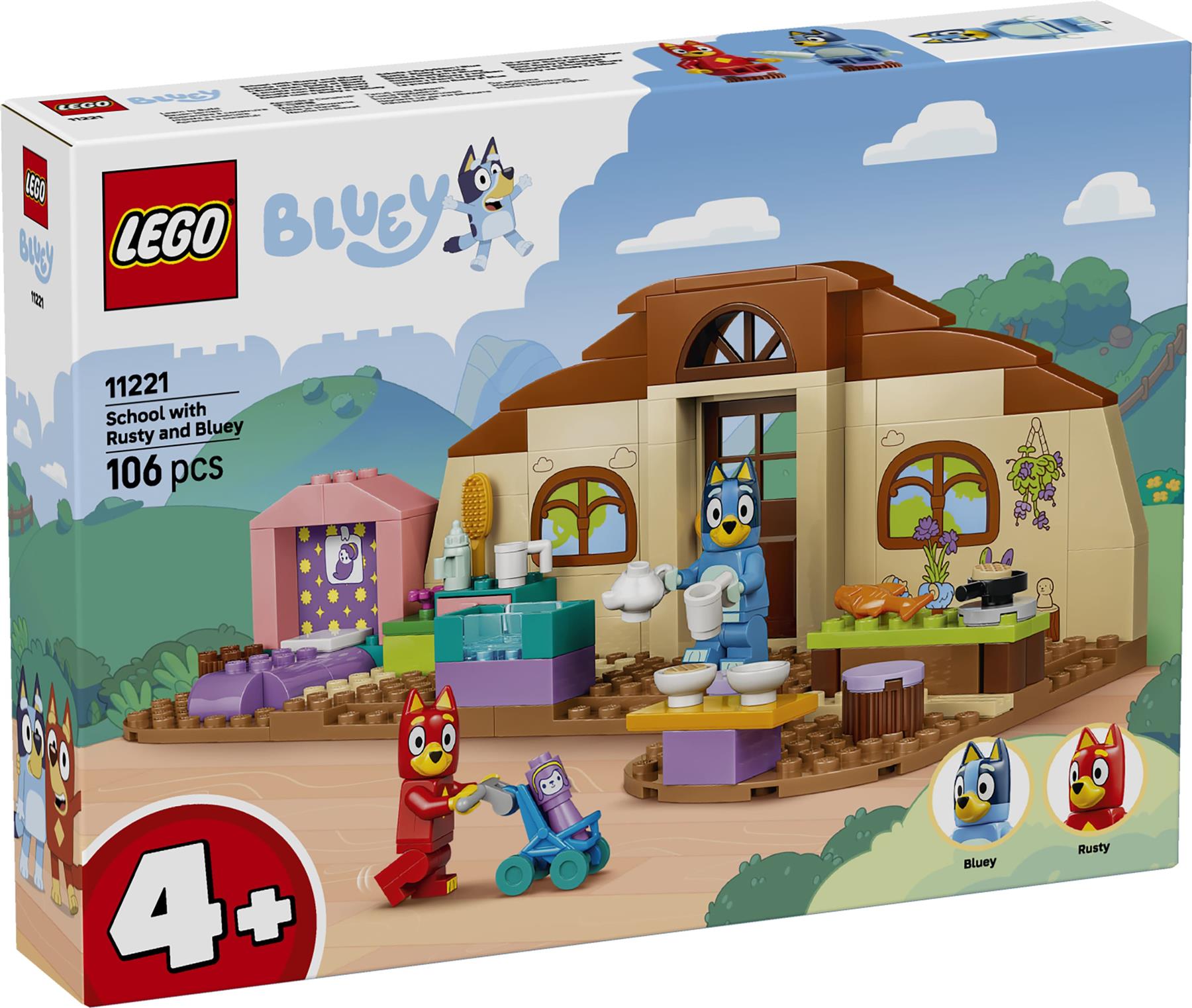 LEGO Bluey School with Rusty and Bluey 11221