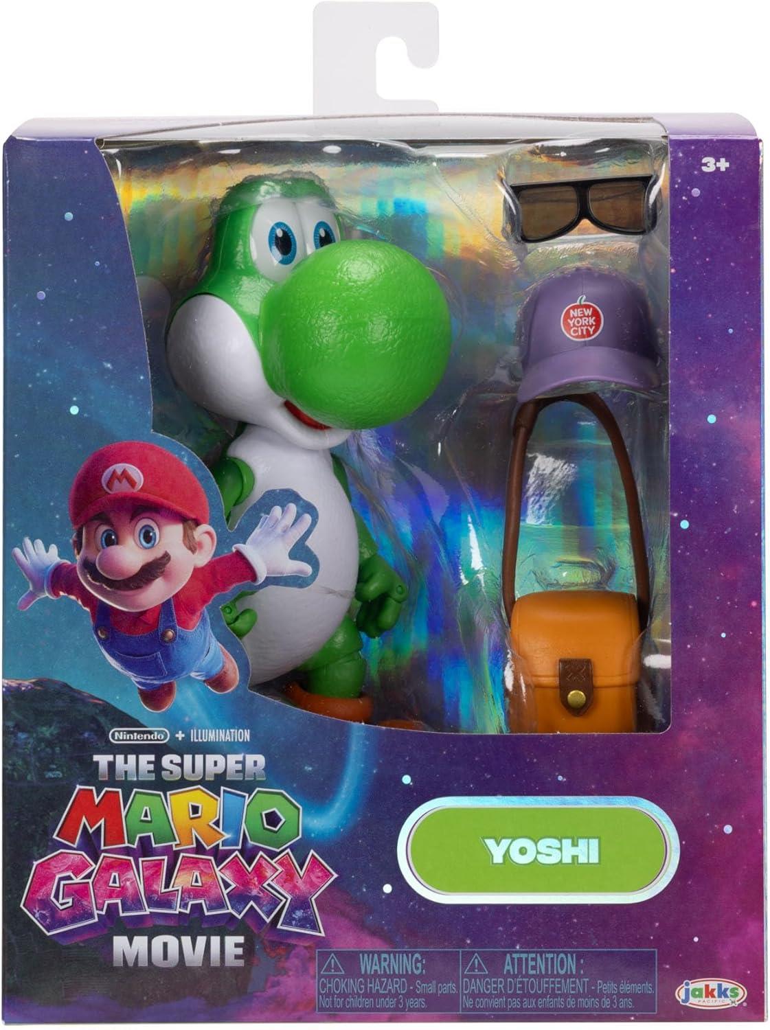 Super Mario Galaxy Movie 5 Inch Action Figure - Yoshi