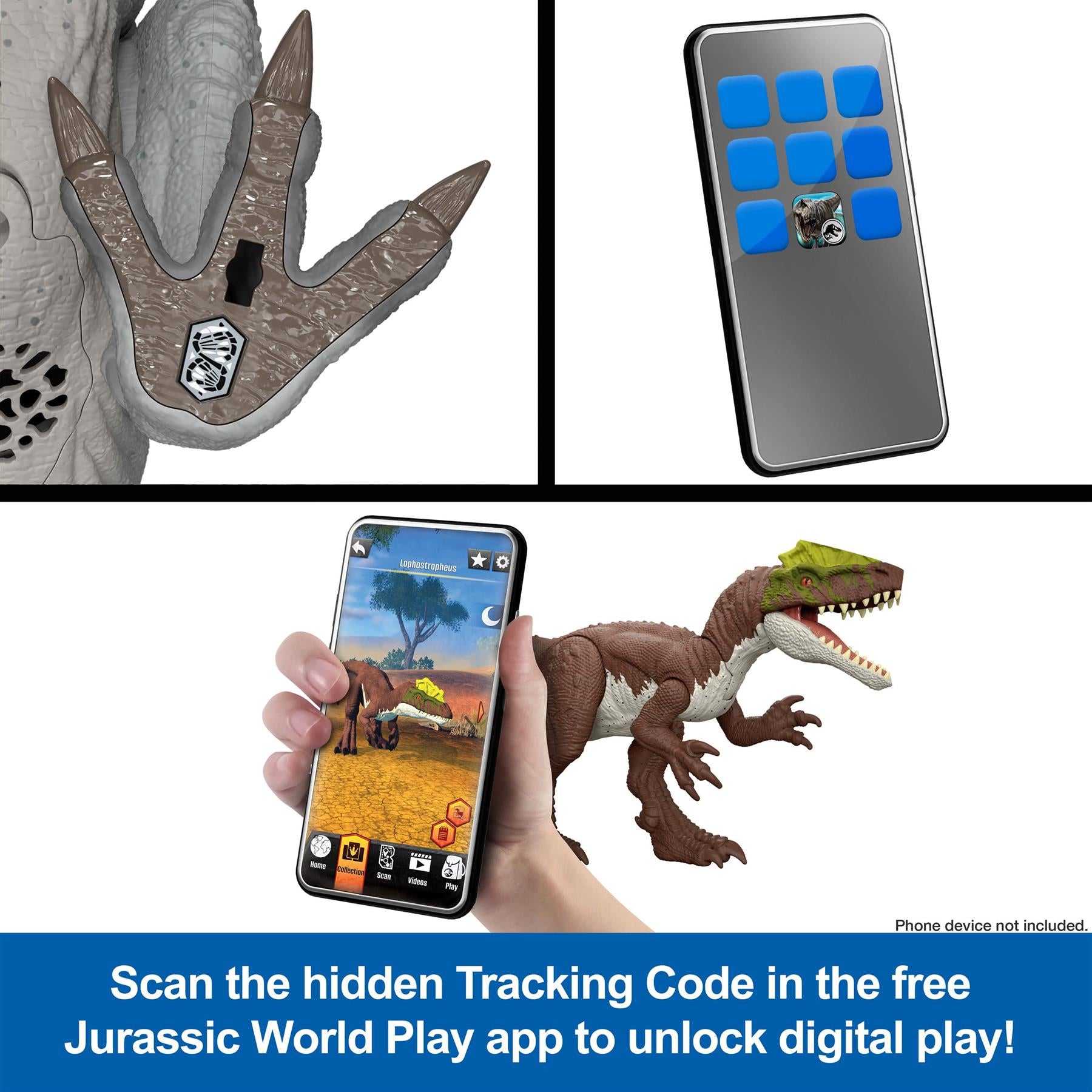 Jurassic World Rebirth Bite N Blast Mosasaurus Figure