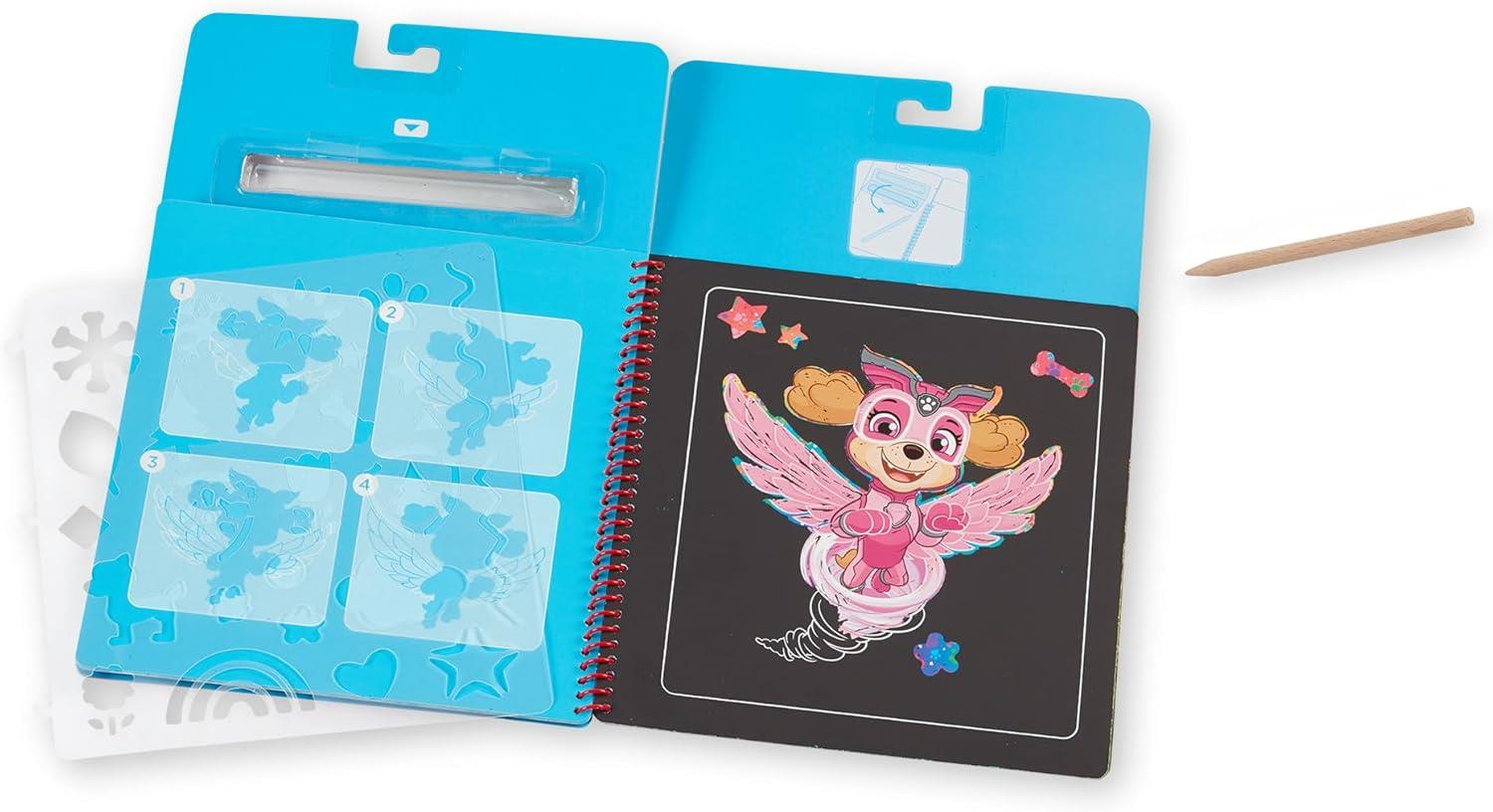 Melissa and Doug Paw Patrol Scratch Art Pad Skye